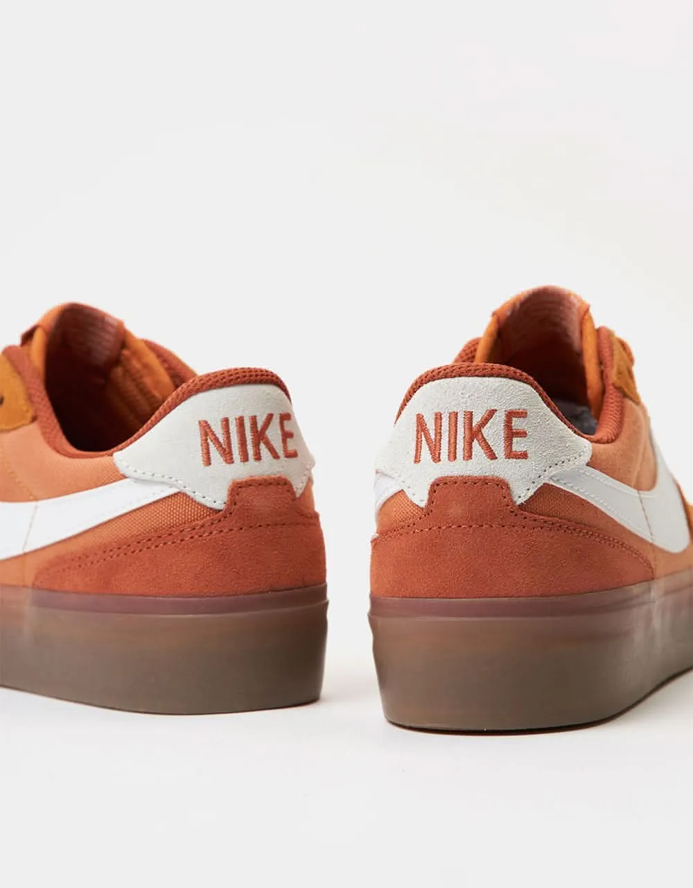 Nike SB Zoom Pogo Plus Skate Shoes - Monarch/Summit White-Burnt Sunrise-Gum Lt Brown