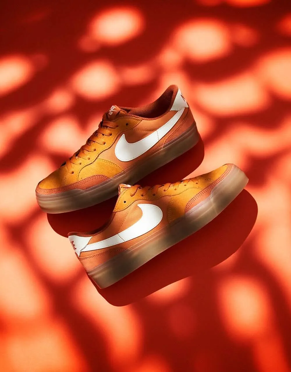 Nike SB Zoom Pogo Plus Skate Shoes - Monarch/Summit White-Burnt Sunrise-Gum Lt Brown