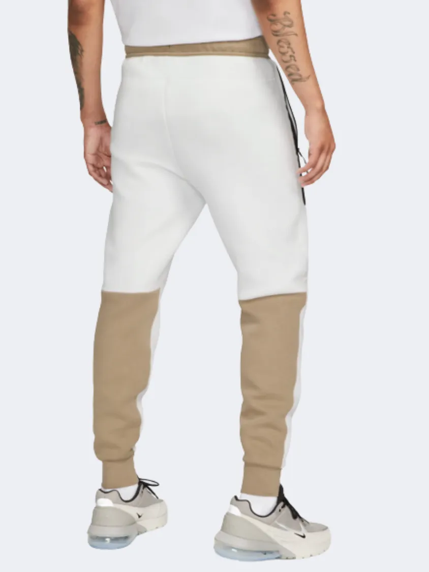 Nike Tech Fleece Men Lifestyle Lifestyle Pant White/Khaki/Black