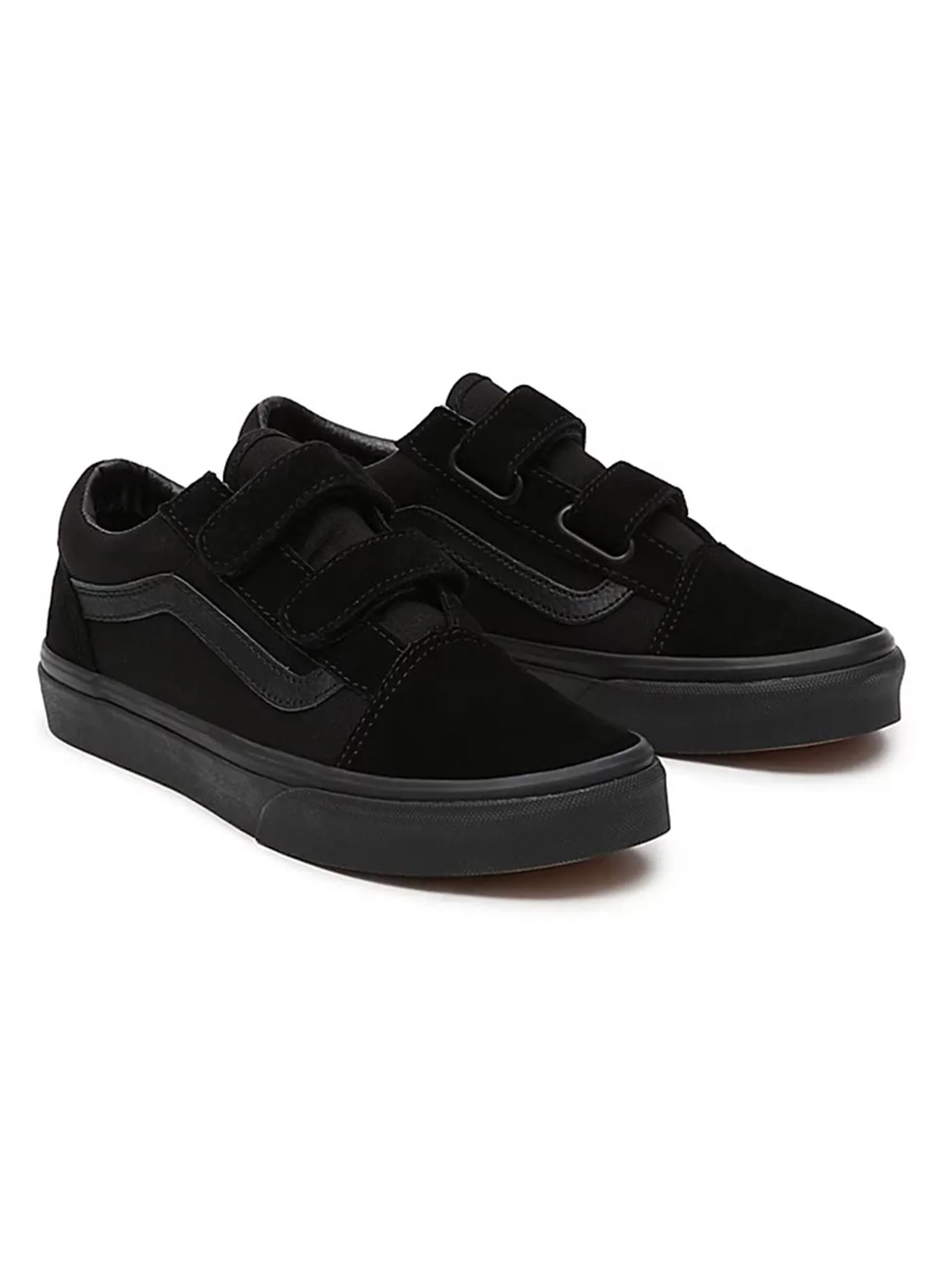 Old Skool V Black Black Shoes (Kids)