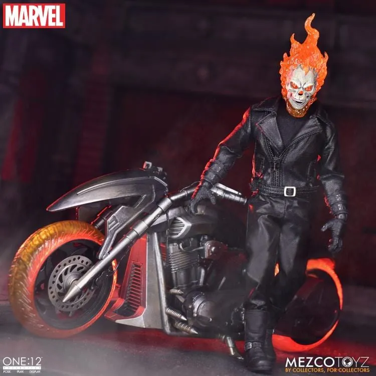 One:12 Collective Marvel Ghost Rider & Hell Cycle Action Figure Set