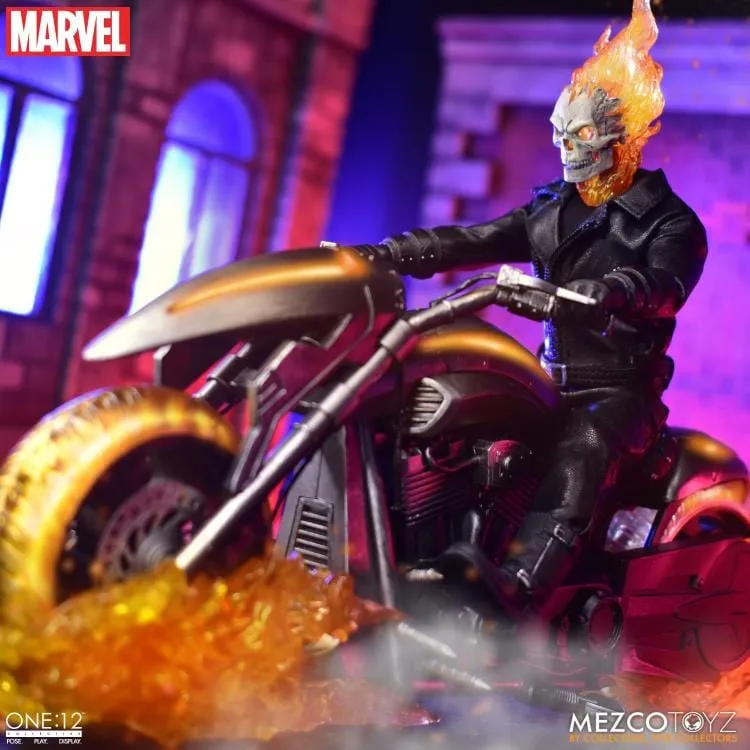 One:12 Collective Marvel Ghost Rider & Hell Cycle Action Figure Set