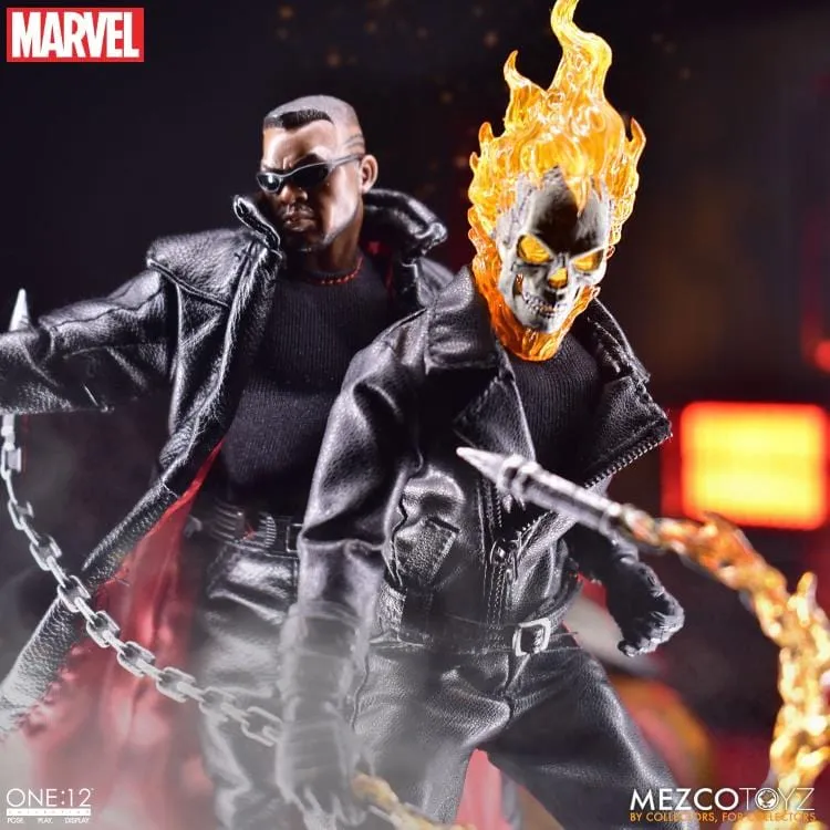 One:12 Collective Marvel Ghost Rider & Hell Cycle Action Figure Set