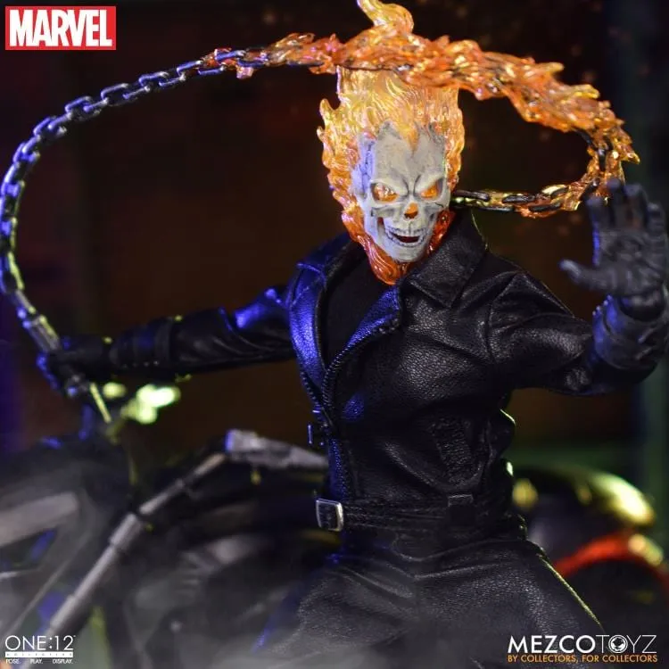 One:12 Collective Marvel Ghost Rider & Hell Cycle Action Figure Set