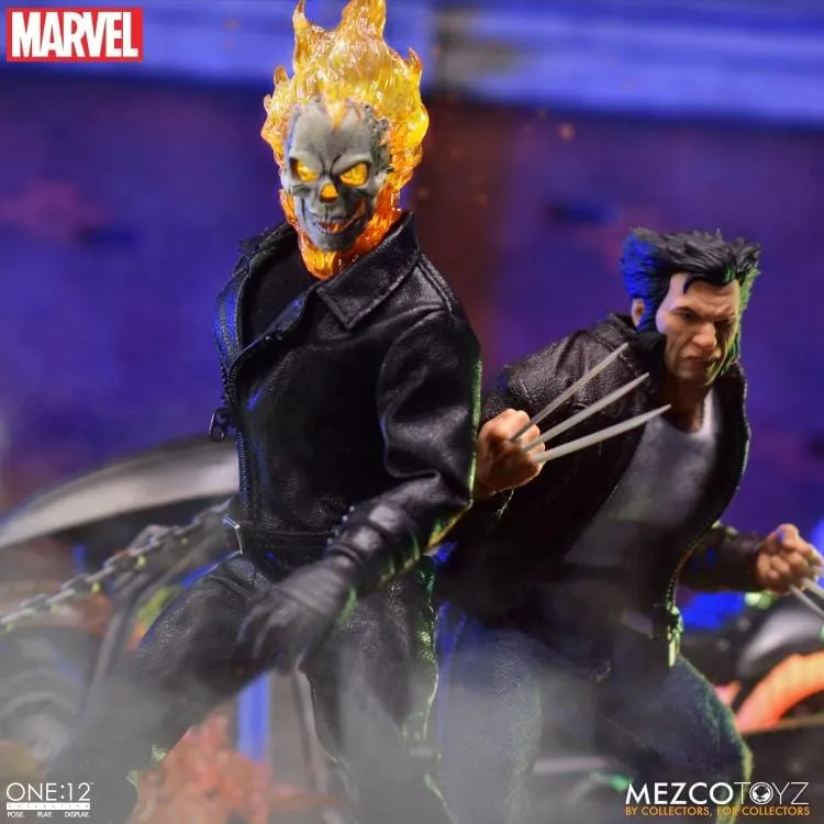 One:12 Collective Marvel Ghost Rider & Hell Cycle Action Figure Set