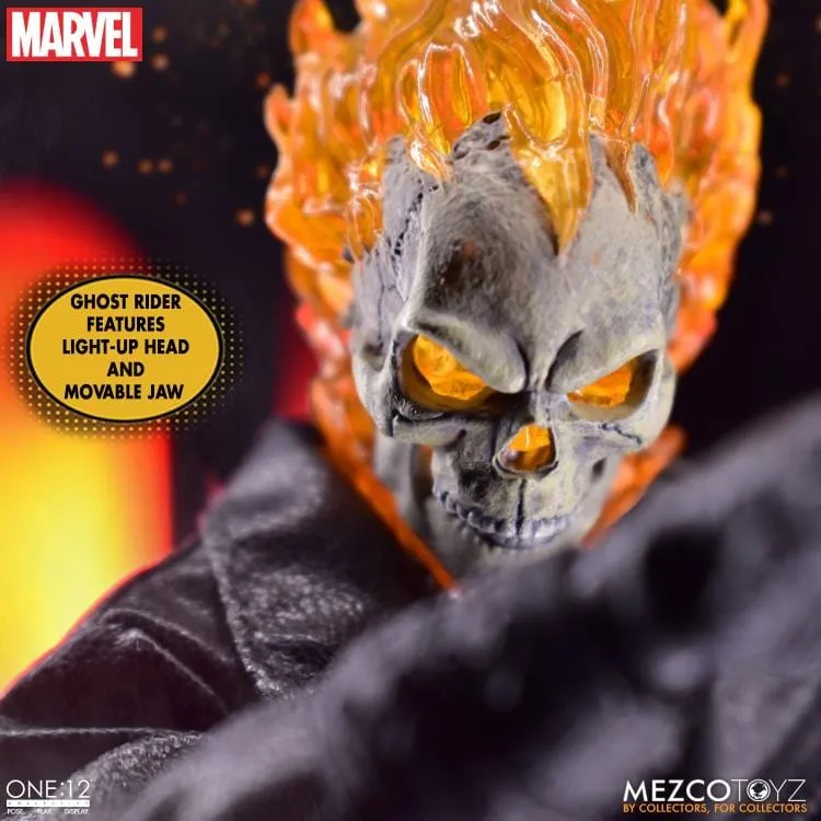 One:12 Collective Marvel Ghost Rider & Hell Cycle Action Figure Set