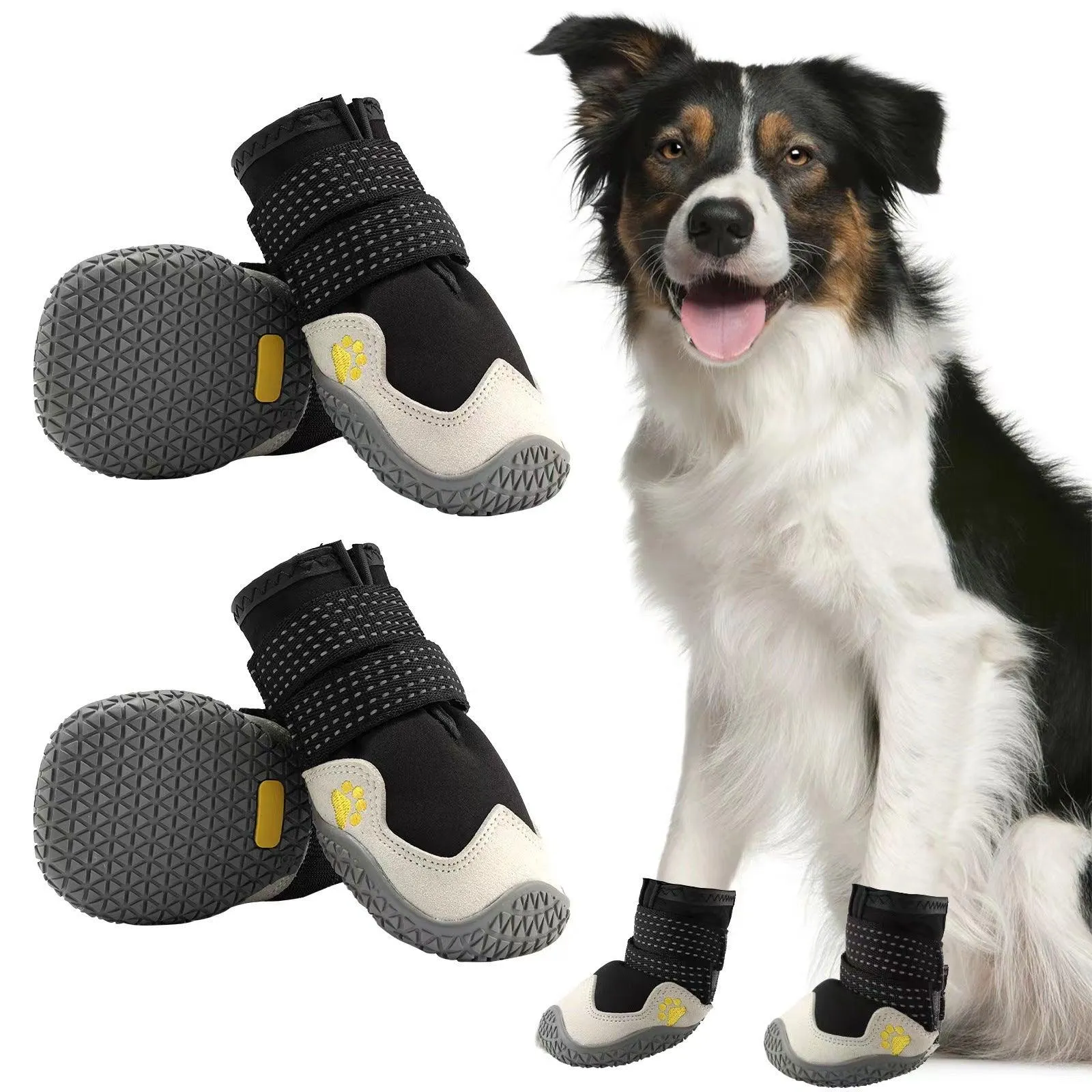 Outdoor Waterproof Dog Shoes - Non-slip and Protective