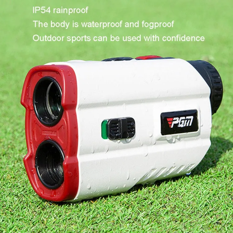 PGM JQ015 IP54 Waterproof Golf Laser Distance Meter Telescope, Measuring Distance: 600m(White)