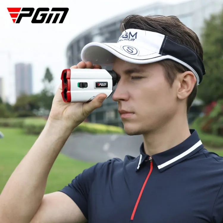 PGM JQ015 IP54 Waterproof Golf Laser Distance Meter Telescope, Measuring Distance: 600m(White)