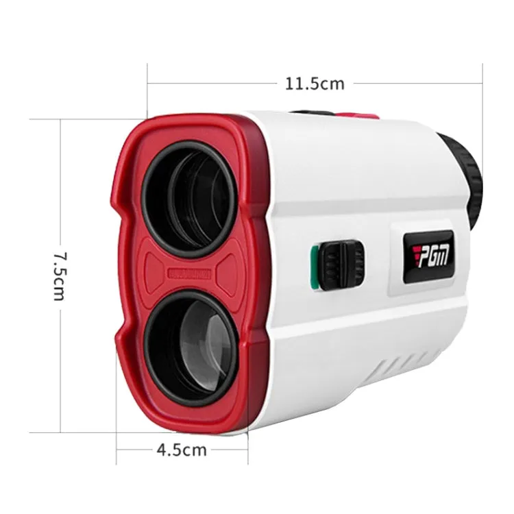 PGM JQ015 IP54 Waterproof Golf Laser Distance Meter Telescope, Measuring Distance: 600m(White)