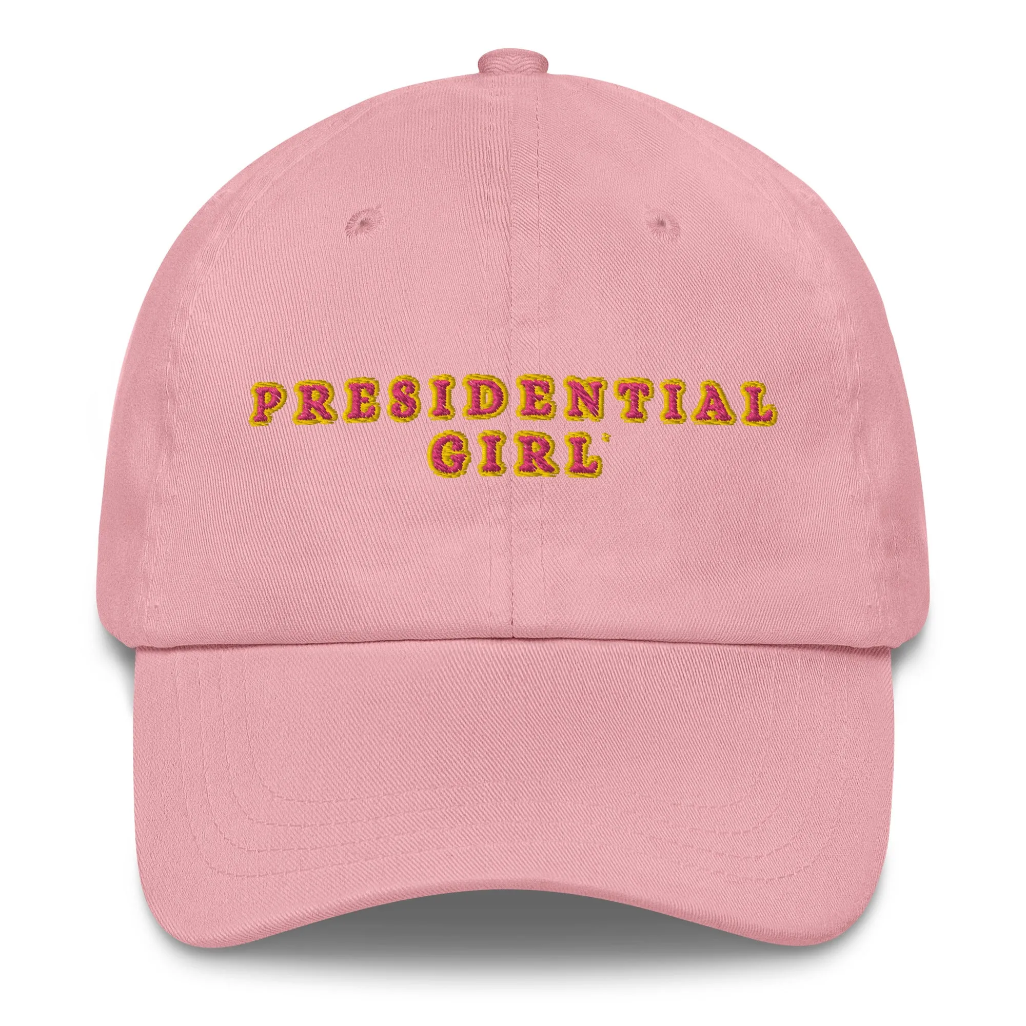 PRESIDENTIAL GIRL® - GOLD AND PINK CAP