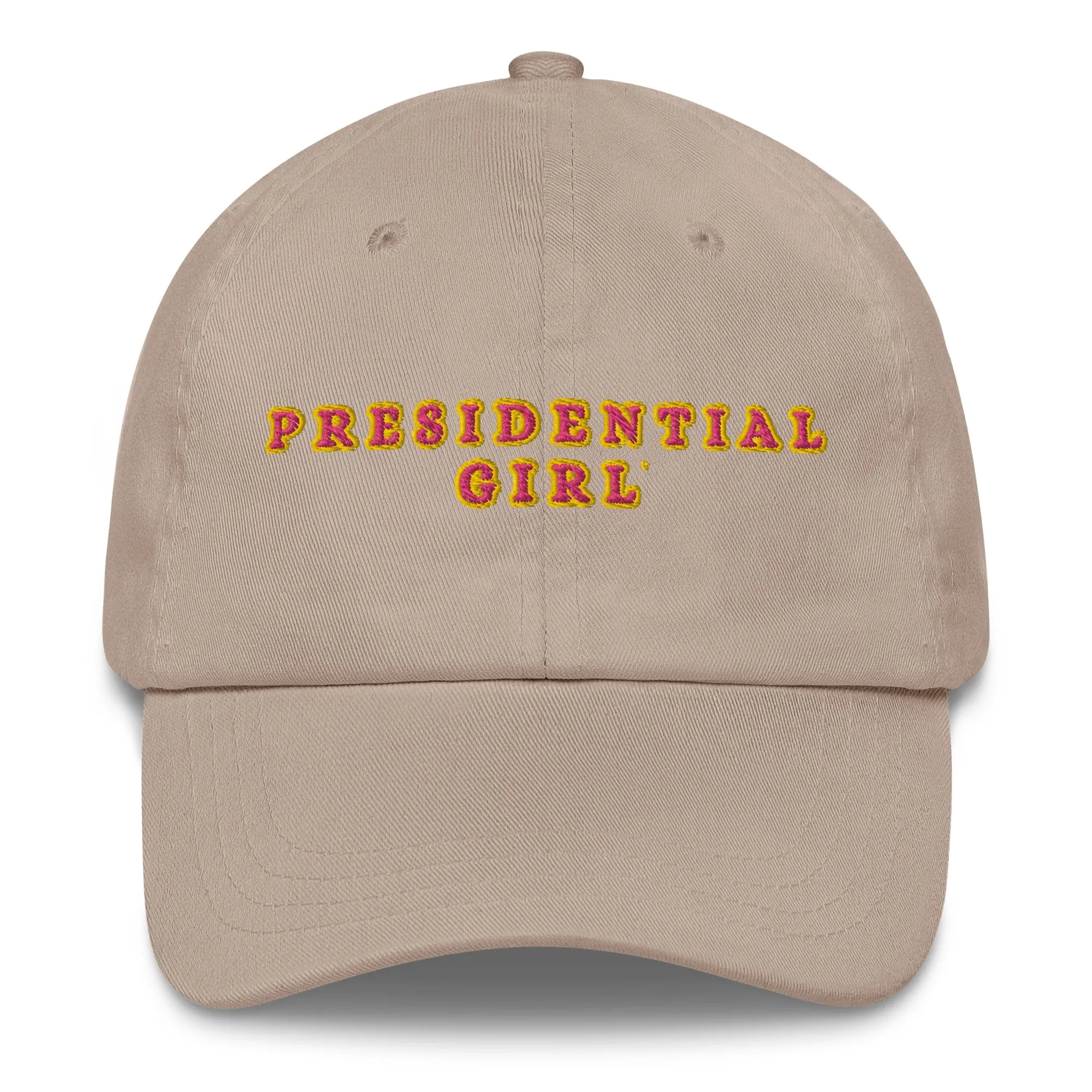 PRESIDENTIAL GIRL® - GOLD AND PINK CAP