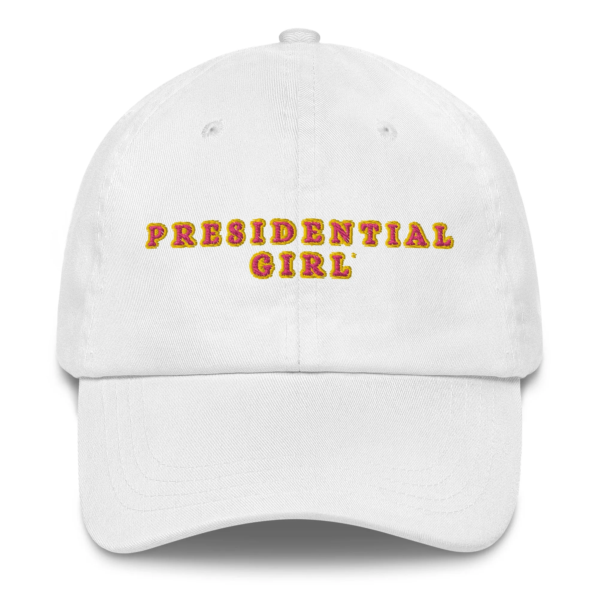 PRESIDENTIAL GIRL® - GOLD AND PINK CAP