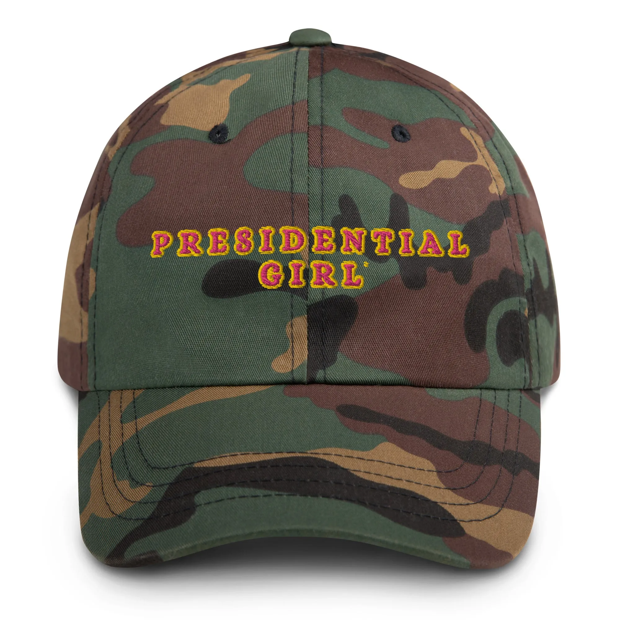 PRESIDENTIAL GIRL® - GOLD AND PINK CAP