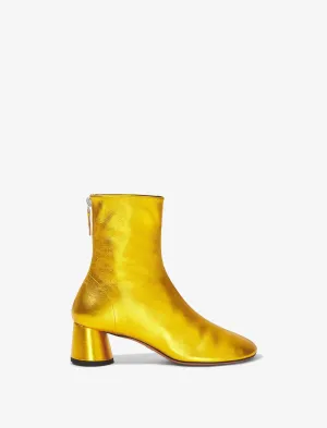 Proenza Schouler Glove Boots in Metallic Leather - Gold