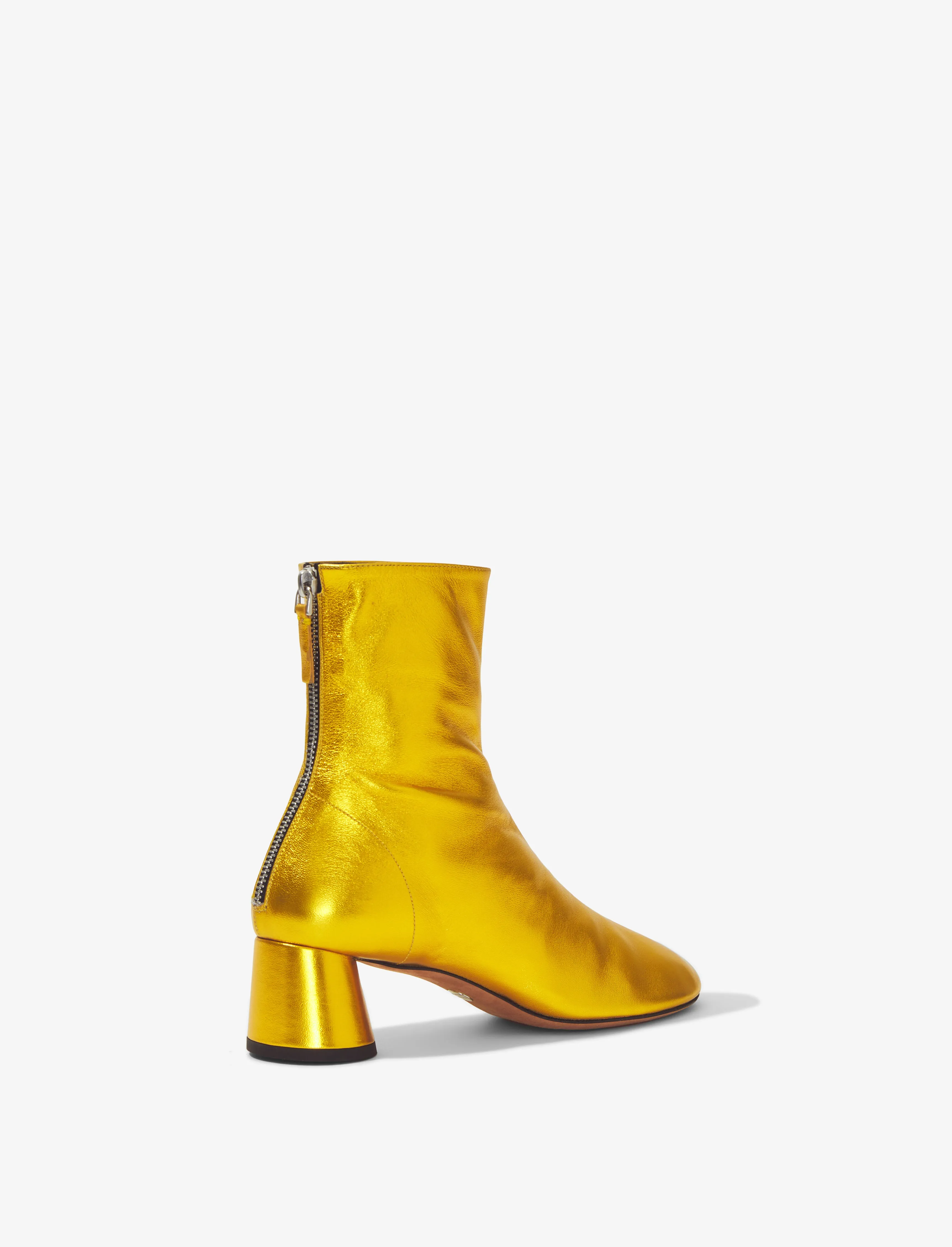 Proenza Schouler Glove Boots in Metallic Leather - Gold