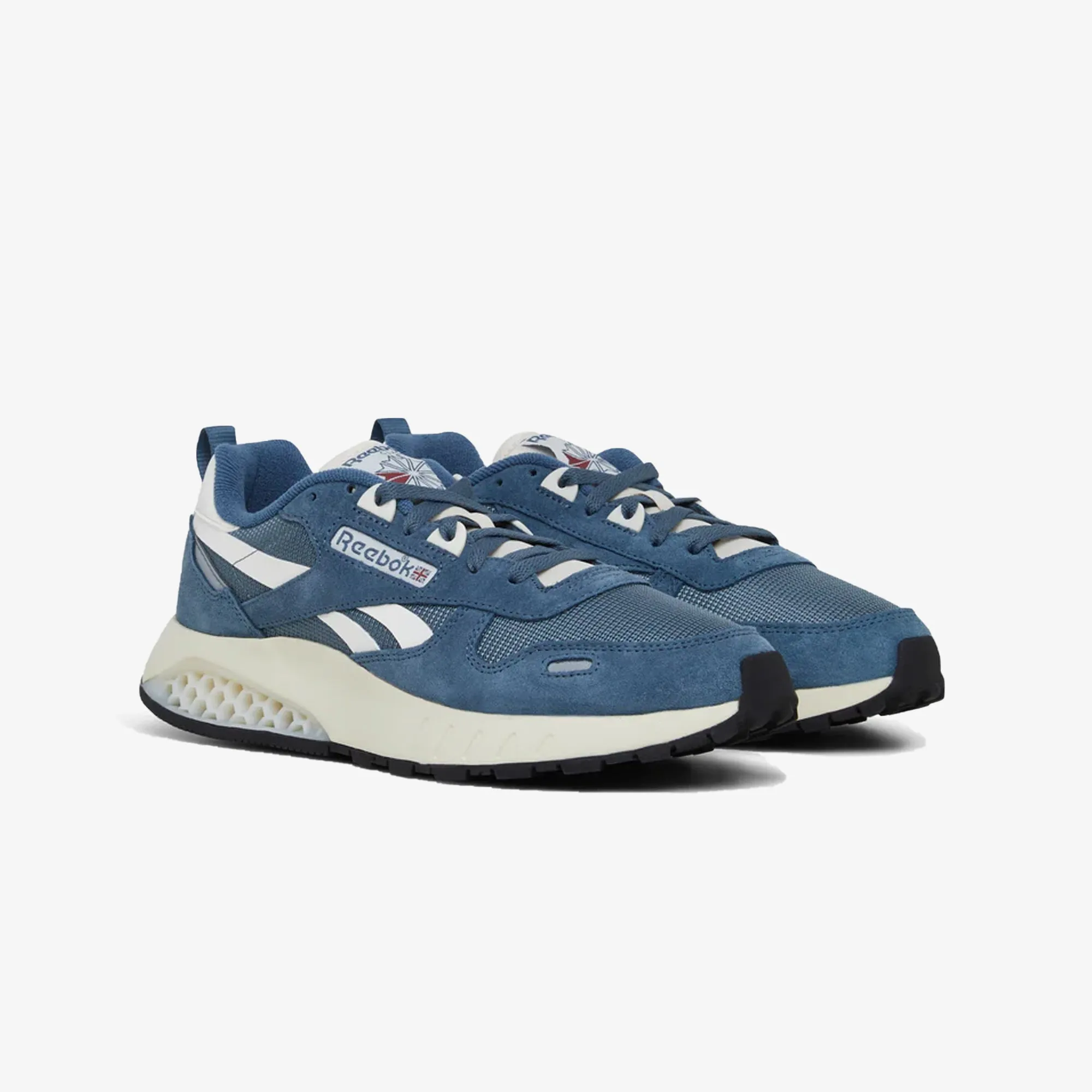 Reebok | CLASSIC LEARHER HEXALITE   { HOOPS BLUE/CHALK/ALABASTER