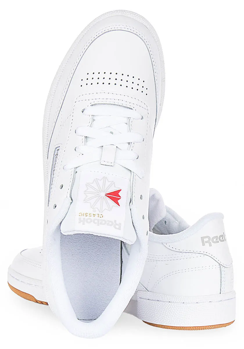 Reebok Club 85 In White Gum For Women