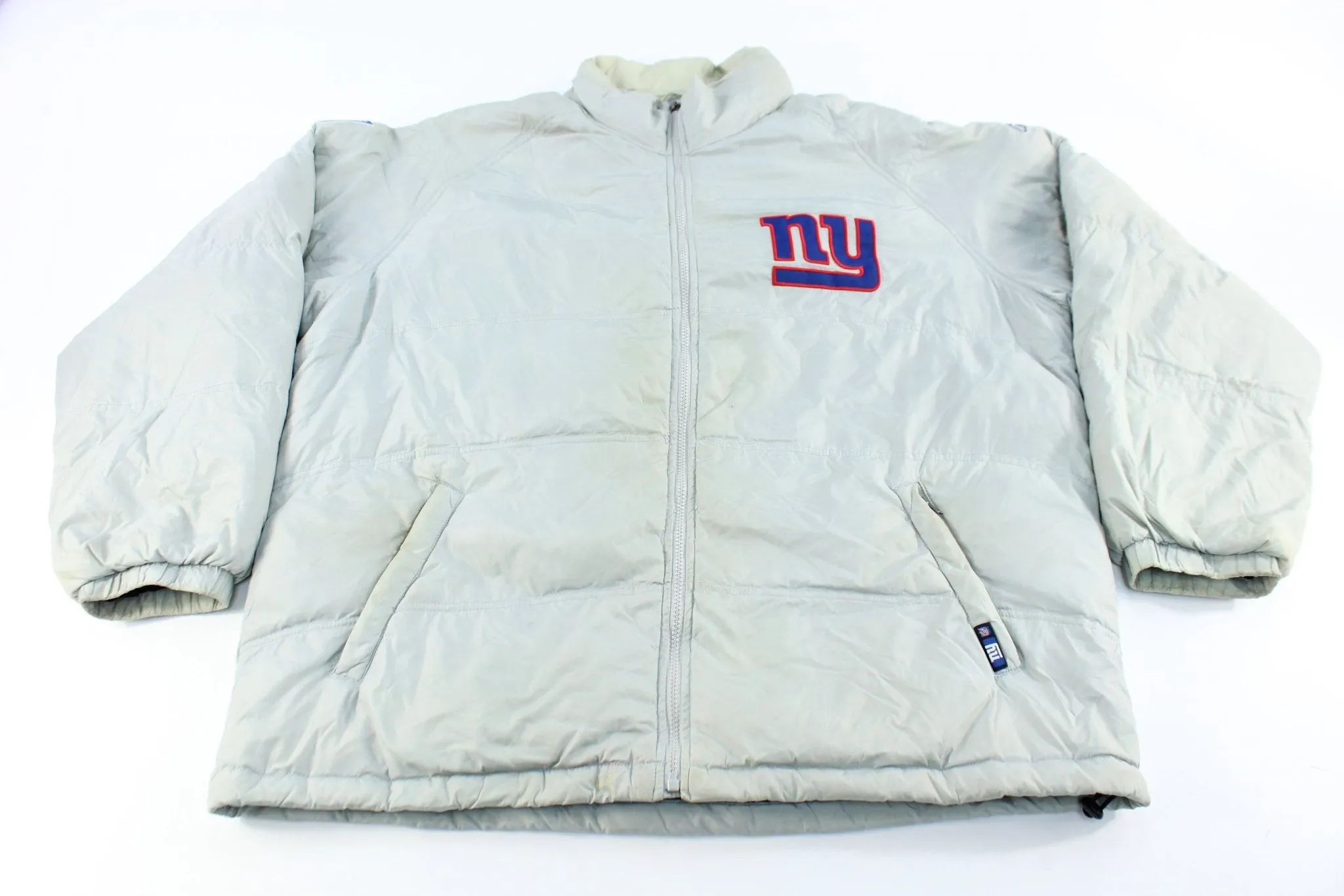 Reebok Embroidered Logo New York Giants Zip Up Jacket