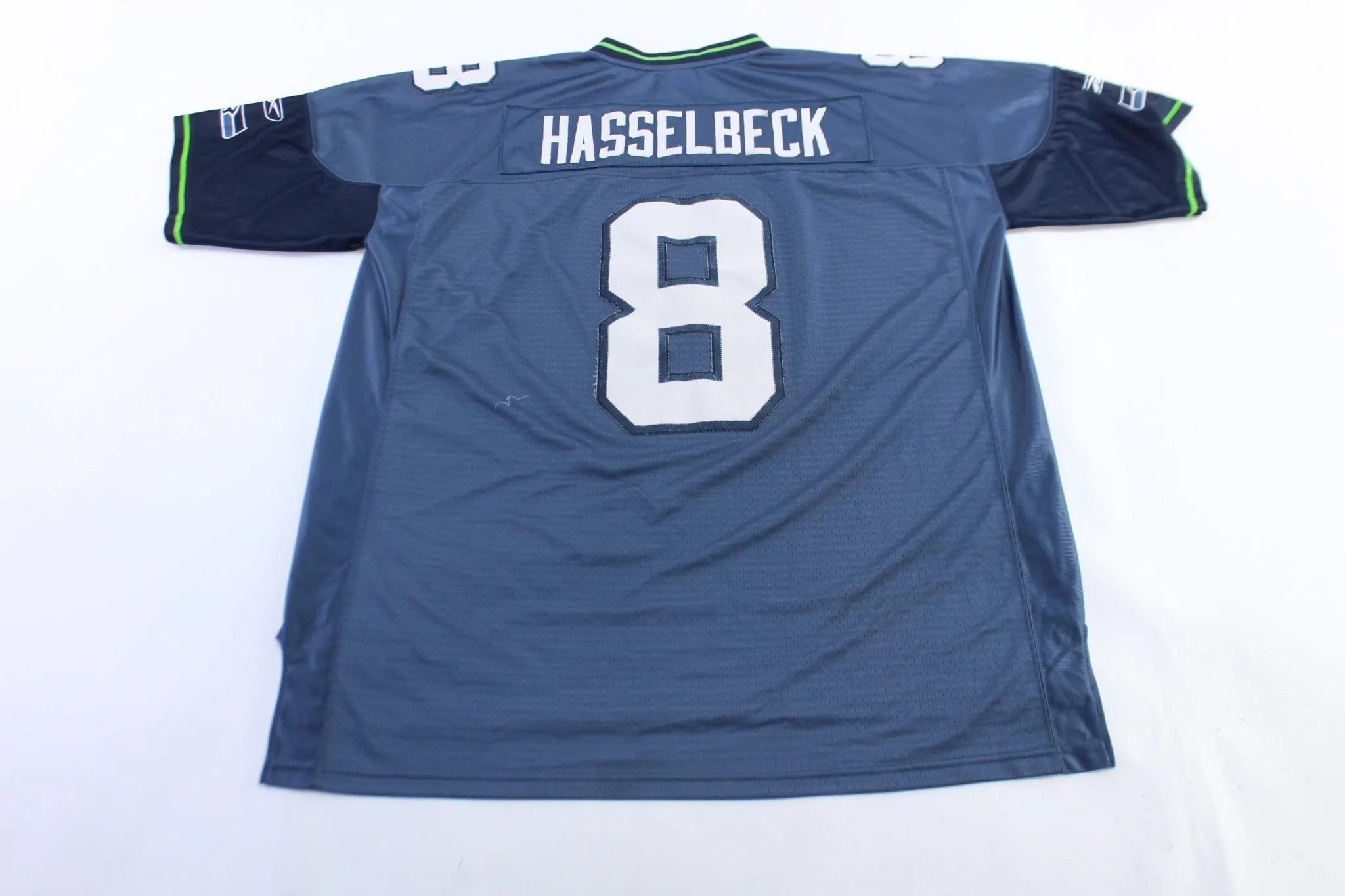 Reebok Logo Seattle Seahawks Matt Hasselback Football Jersey