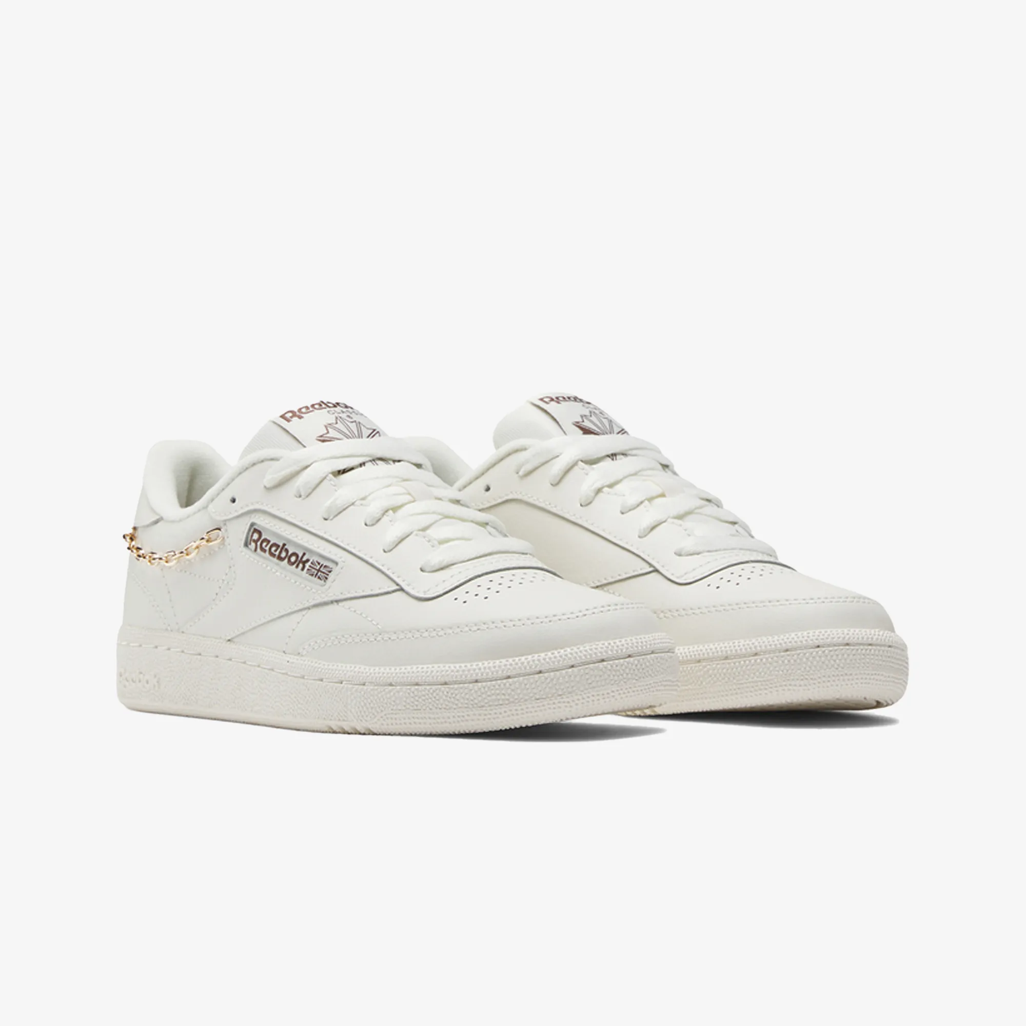 Reebok | WMN'S CLUB C 85  { CHALK/GOLD METALLIC