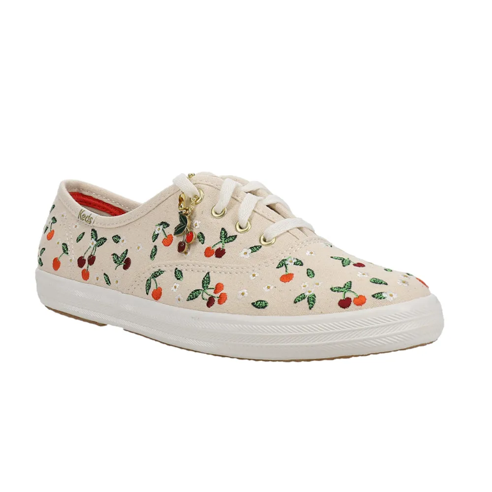 Rifle Graphic Cherries Champion Lace Up Sneakers