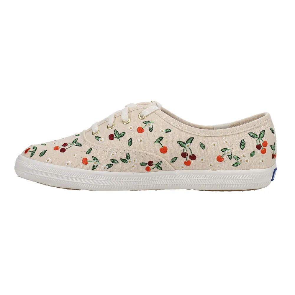 Rifle Graphic Cherries Champion Lace Up Sneakers