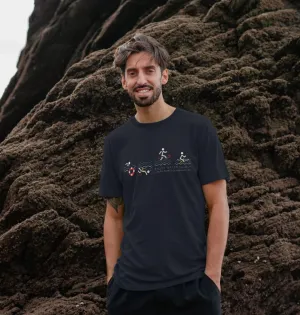 RLSS UK | Stick Man Sports Men's T-shirt | Short Sleeve Organic Cotton T-shirt