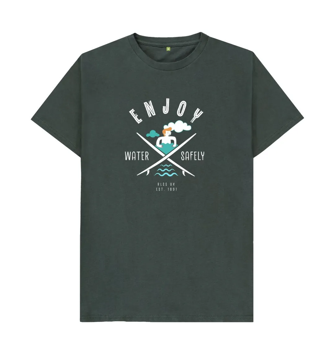 RLSS UK | Surf Men's T-shirt | Short Sleeve Organic Cotton T-shirt