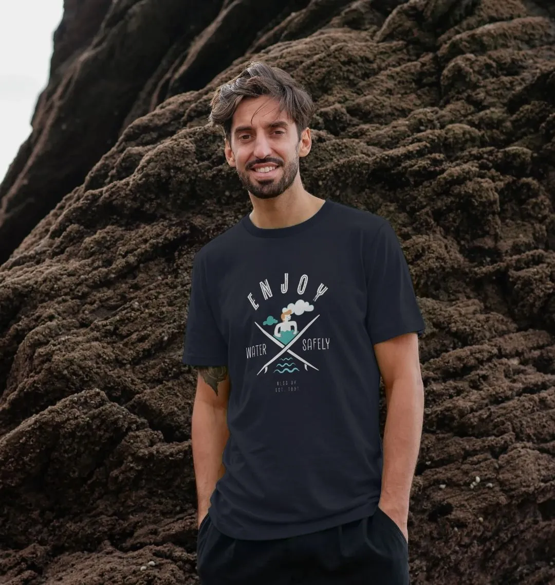 RLSS UK | Surf Men's T-shirt | Short Sleeve Organic Cotton T-shirt