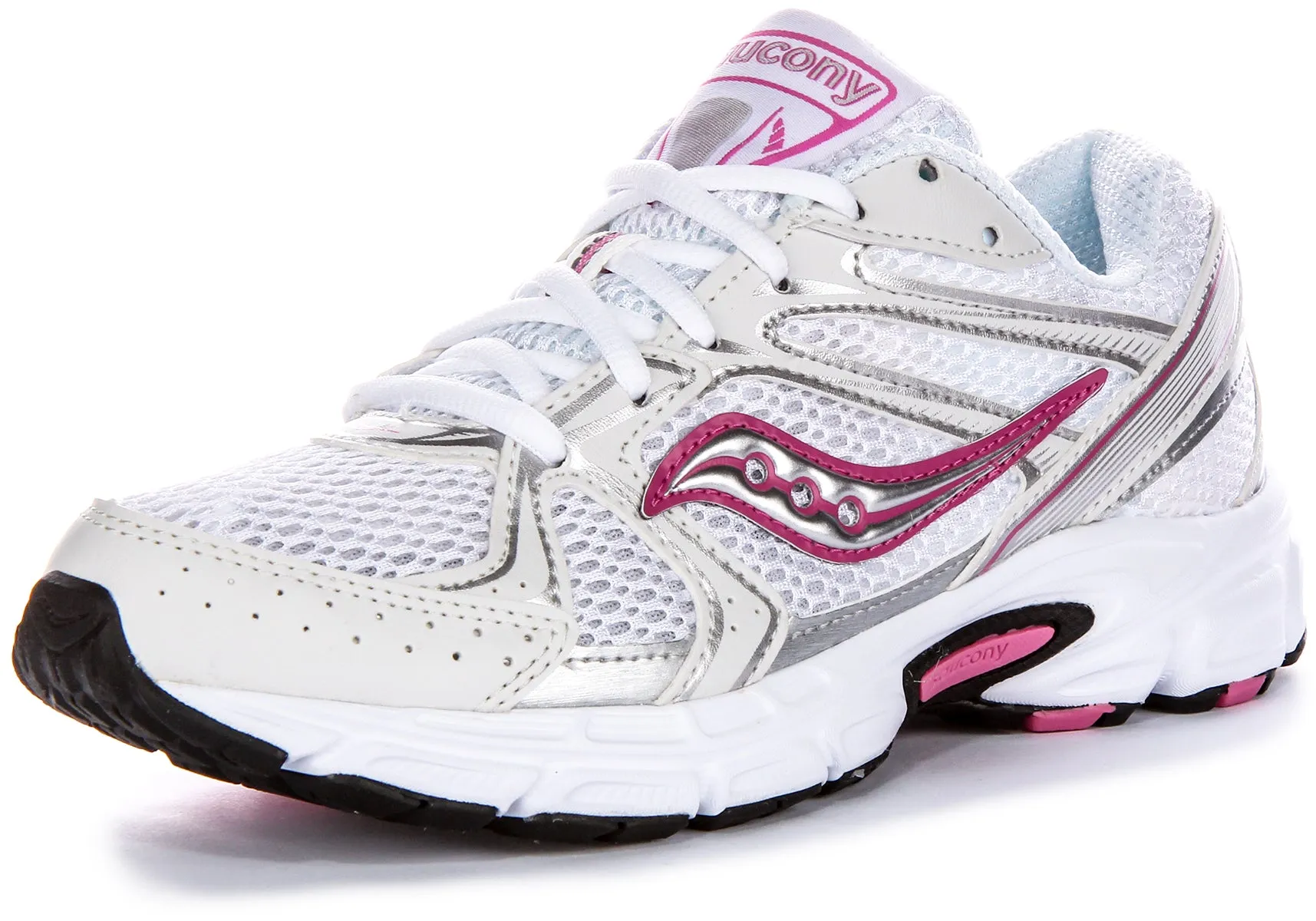 Saucony Ride Millennium In White Pink For Women