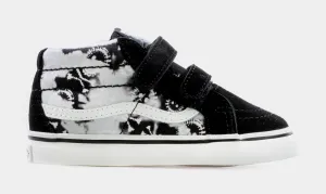 SK8 Mid Reissue V Skull Infant Toddler Lifestyle Shoe (Black/White)