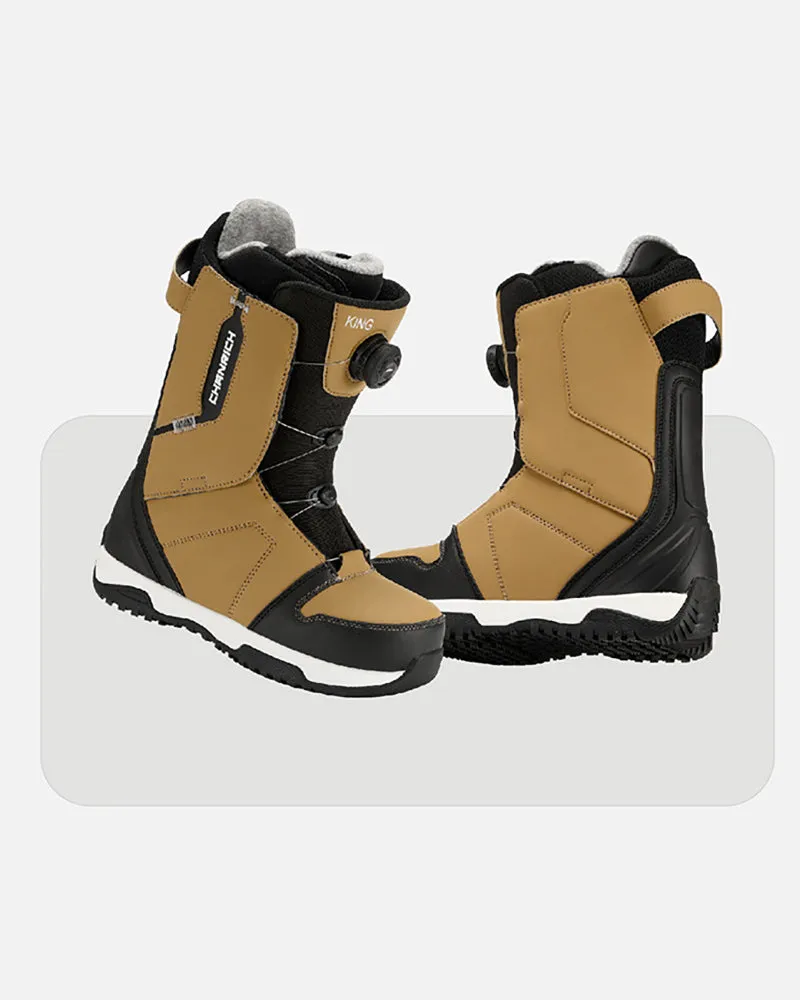 Ski Wear Outdoor Warm Buckle Unisex Snow Boots