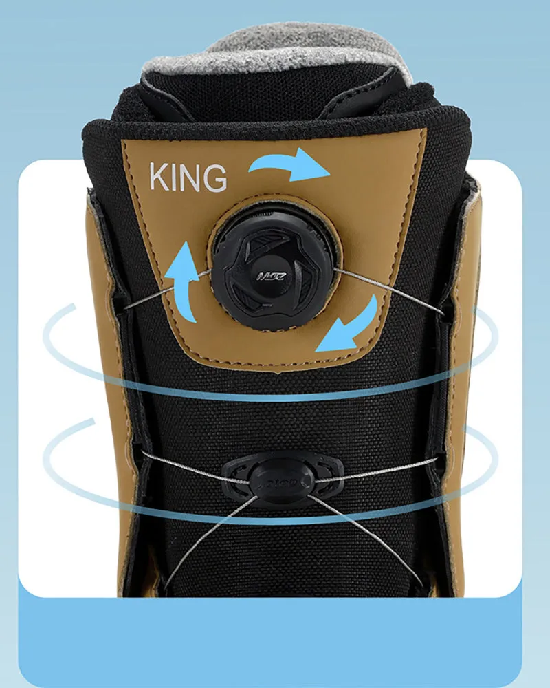 Ski Wear Outdoor Warm Buckle Unisex Snow Boots