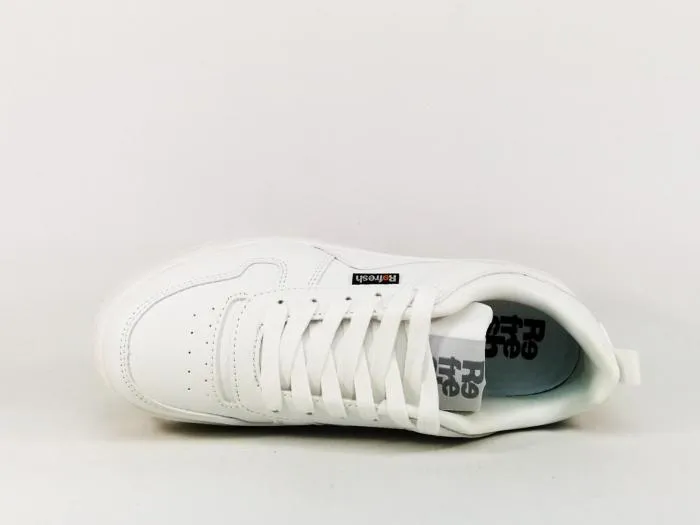 Sneakers femme chic blanche confortable à pas cher destockage REFRESH 170504