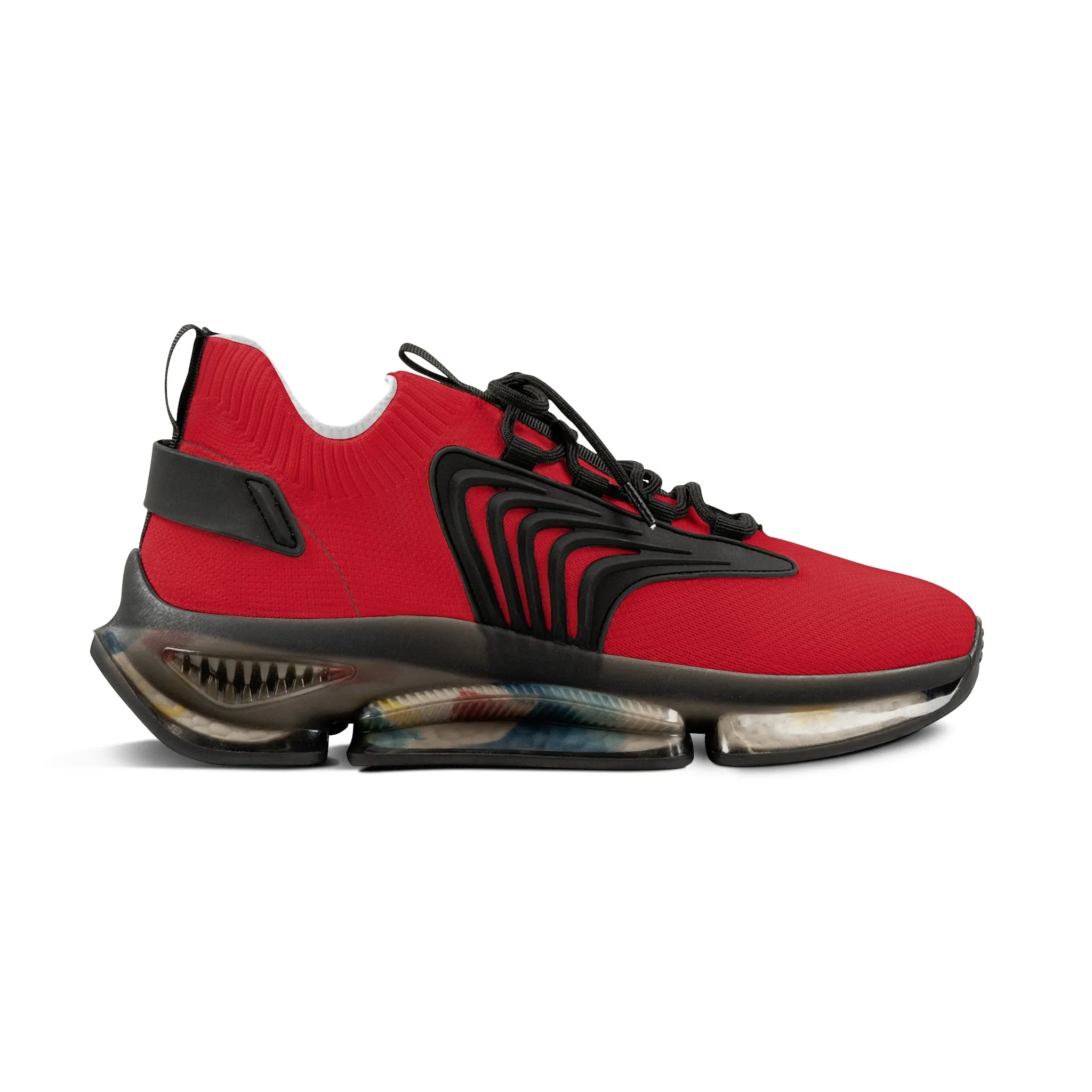 Sneakers Men's Mesh dark red by Mariu del Campo.