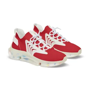 Sneakers Men's Mesh dark red by Mariu del Campo.