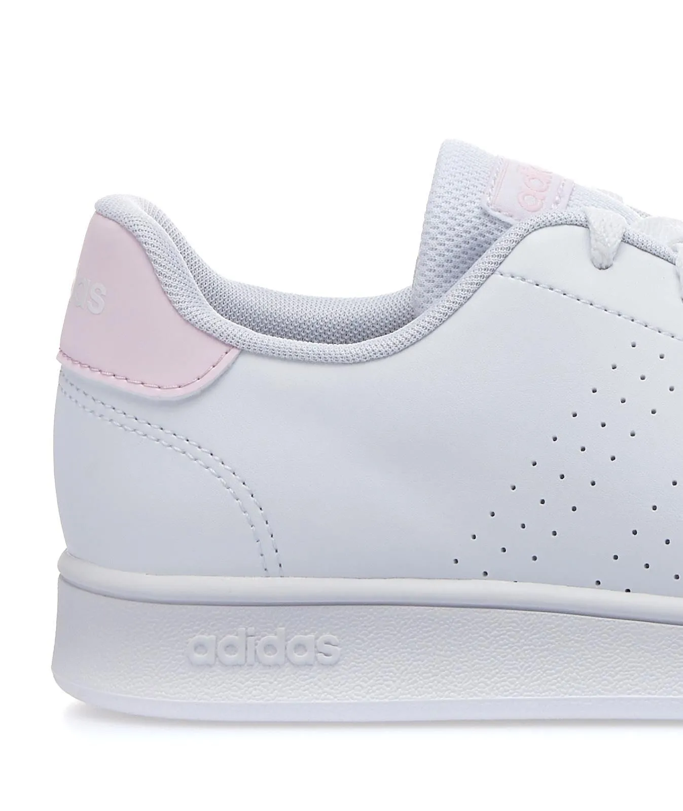 Sneakers tennis bianche da ragazza Advantage Lifestyle in pelle