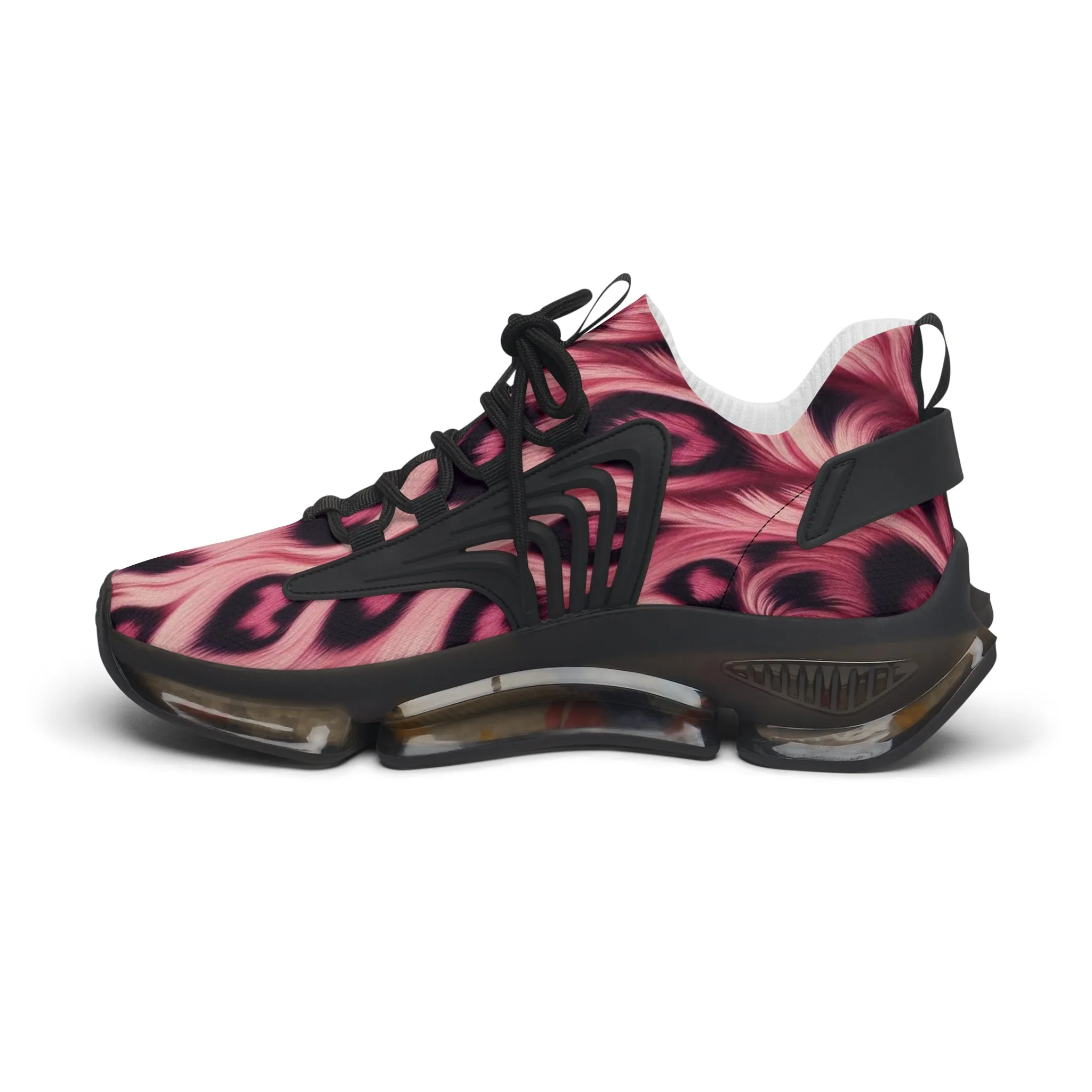 Sneakers Women's Mesh animal pink by Mariu del Campo.