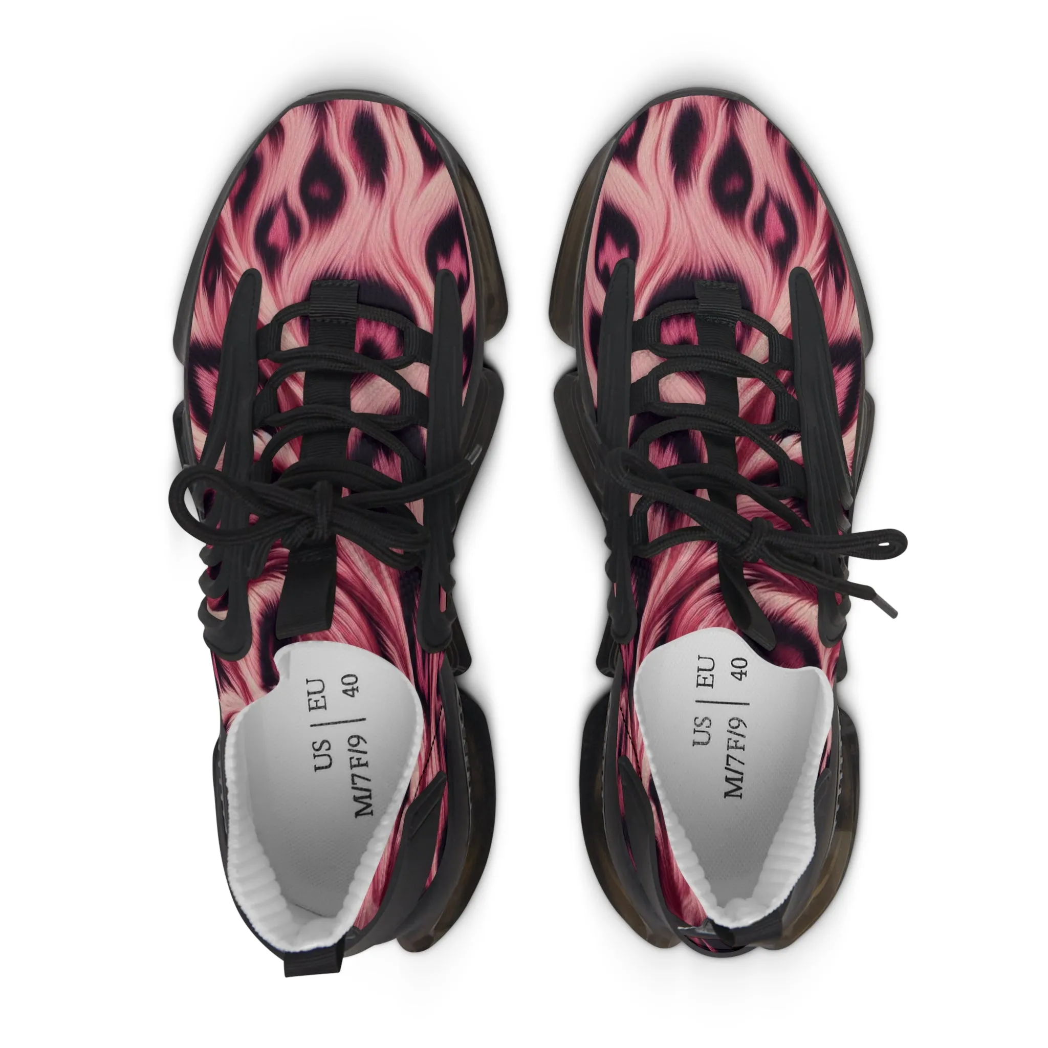 Sneakers Women's Mesh animal pink by Mariu del Campo.