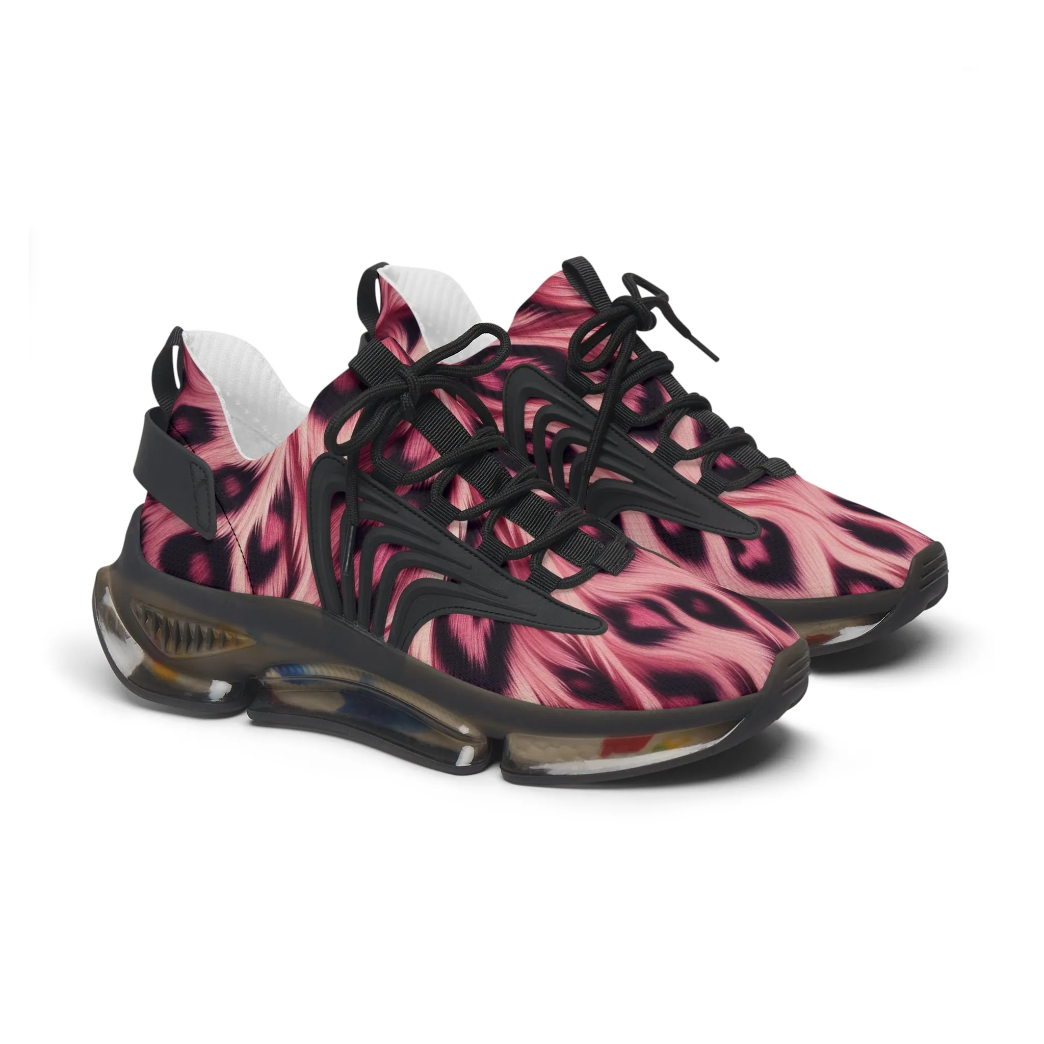 Sneakers Women's Mesh animal pink by Mariu del Campo.