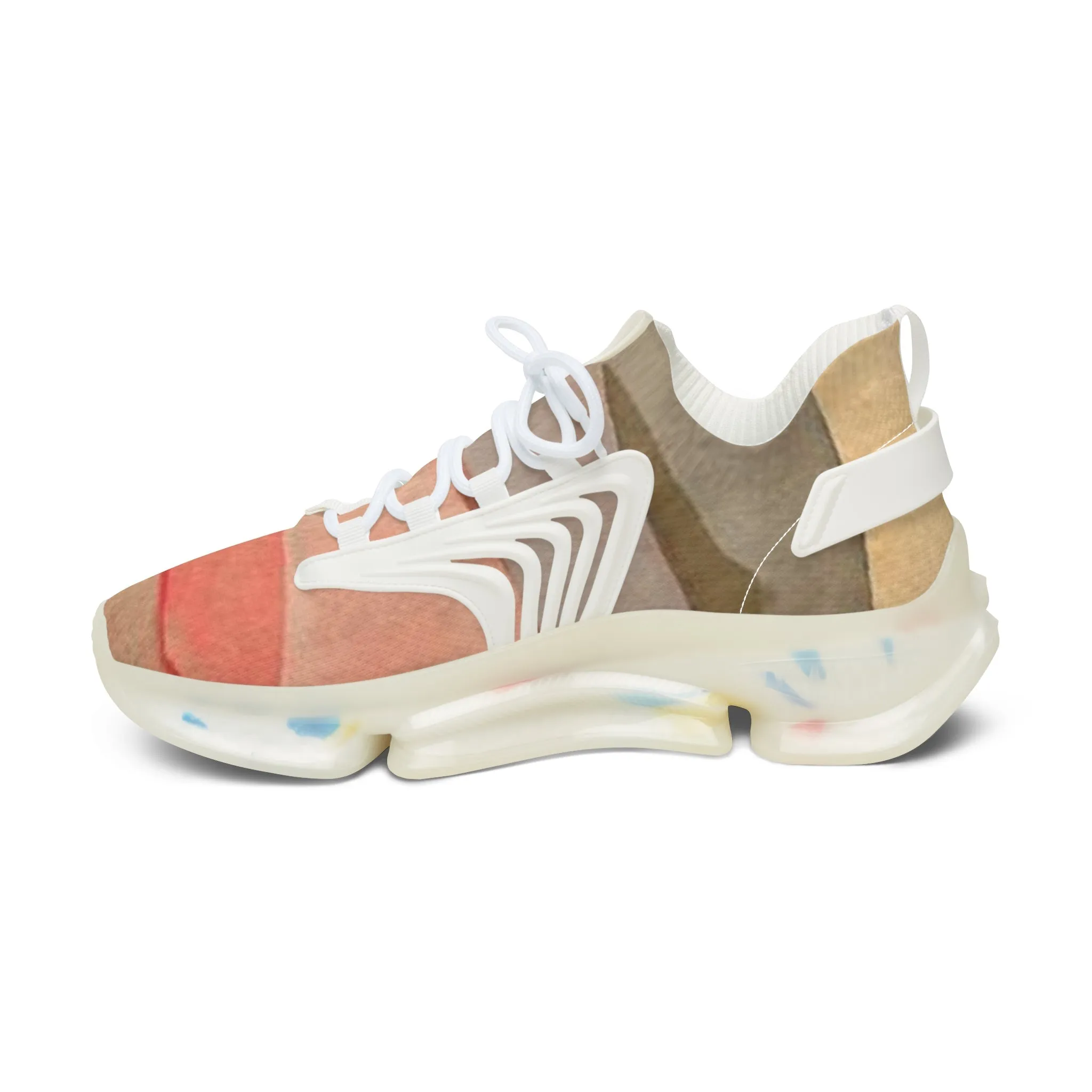 Sneakers Women's Mesh color gradient by Mariu del Campo.