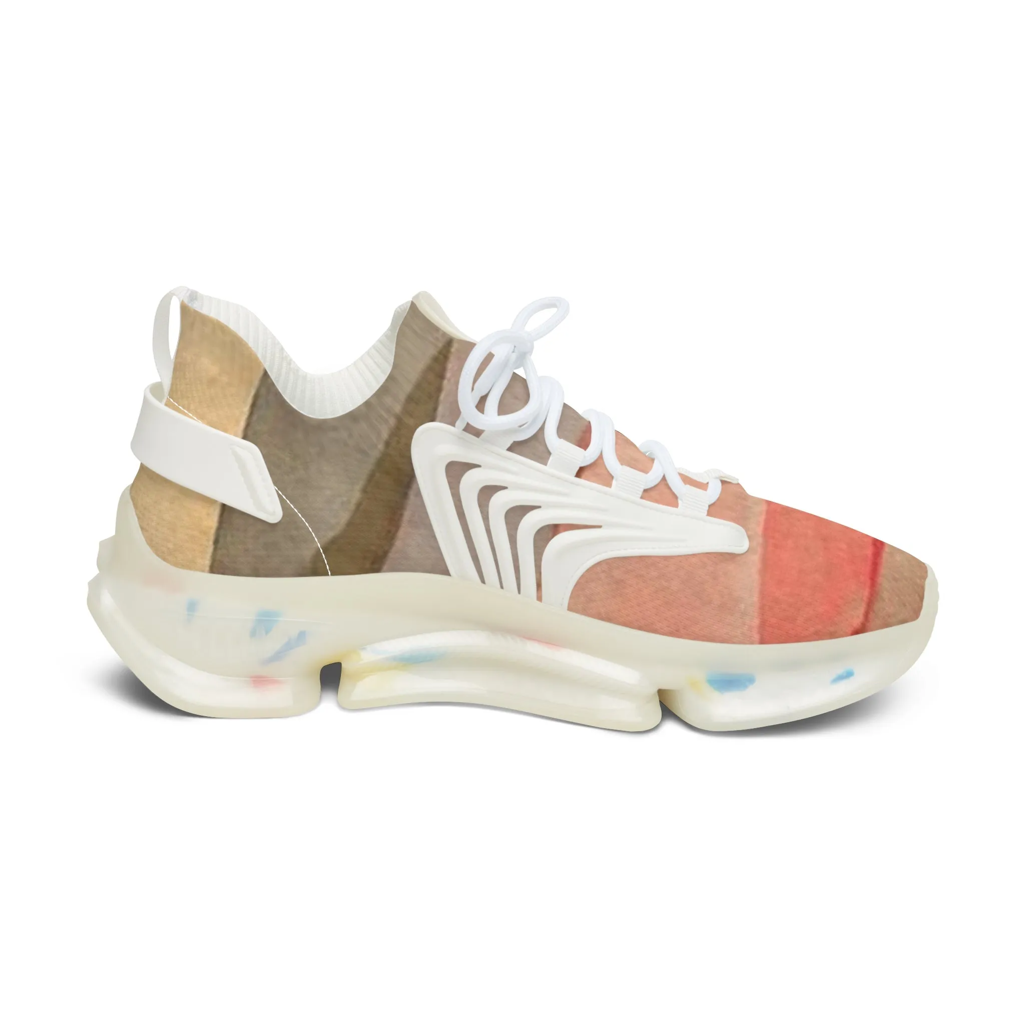 Sneakers Women's Mesh color gradient by Mariu del Campo.