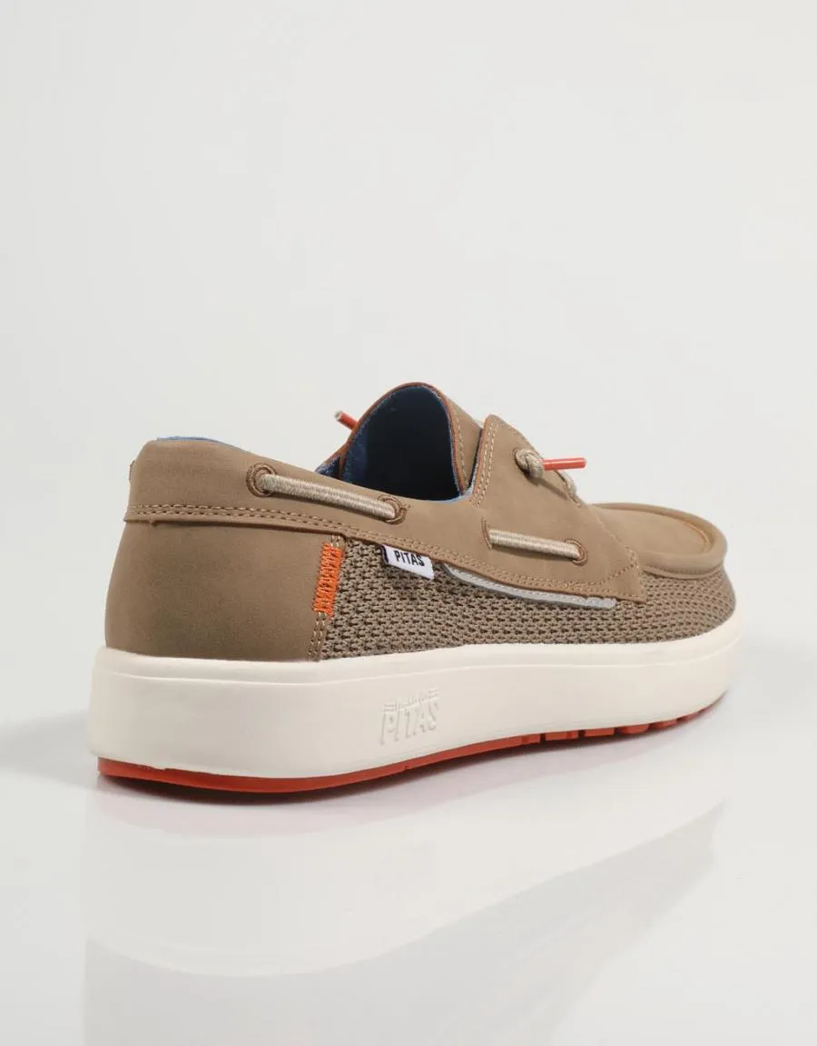  sports shoes WALKIN PITAS Capri en Beige 82743