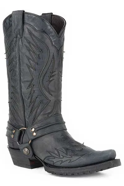 Stetson Mens Outlaw Eagle Biker Boots Style 12-020-6124-3630