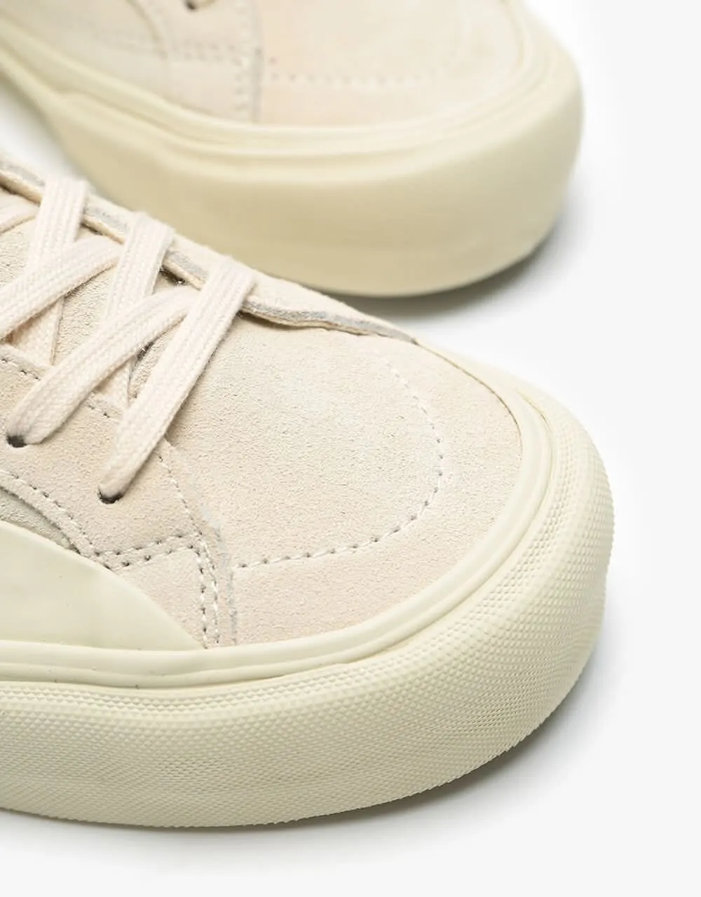 Straye Logan Skate Shoes - Bone/Bone Suede