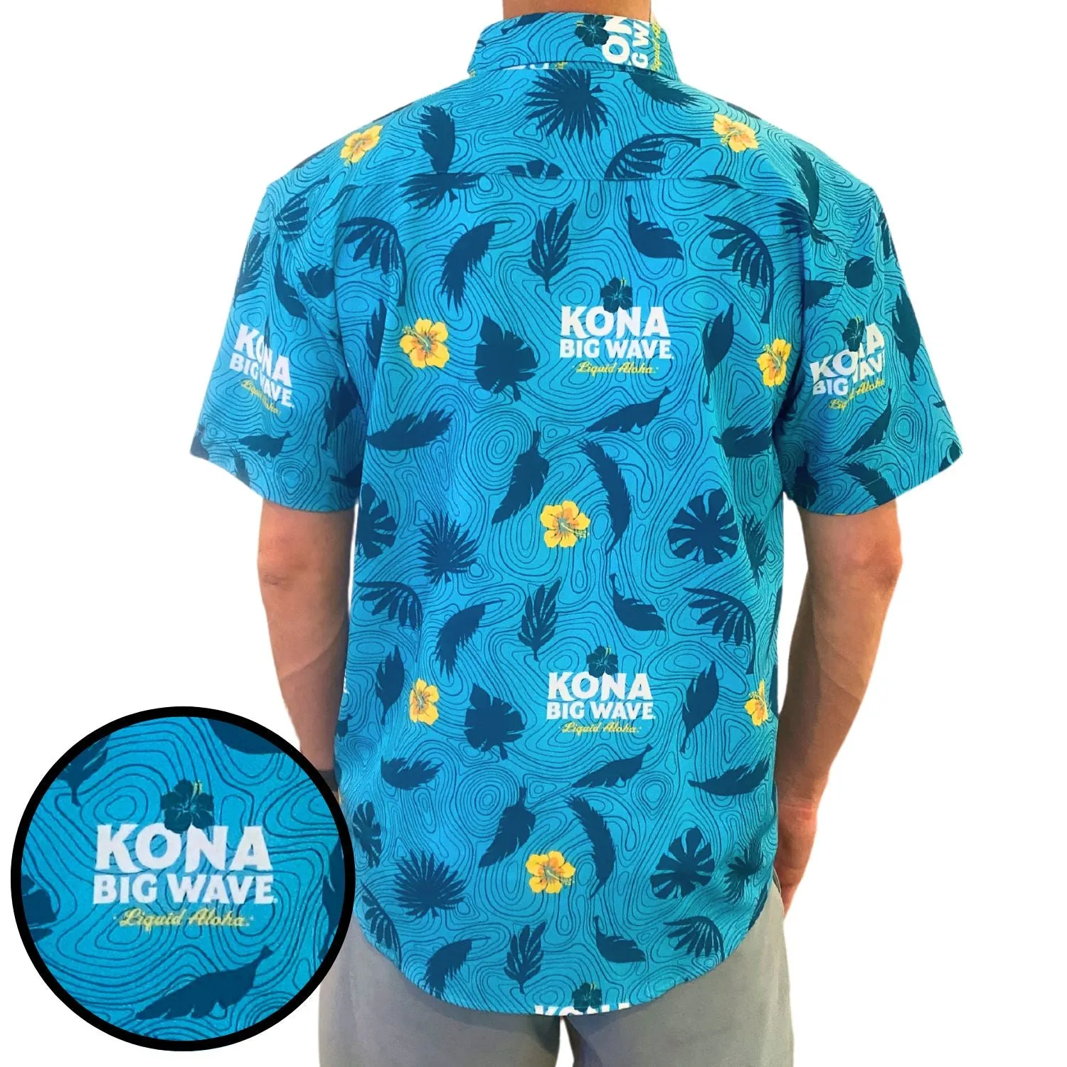 Super Stretch - Kona Big Wave Hawaiian Shirt