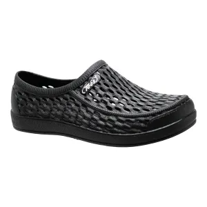 Tecs Mens 4in Relax Aqua Garden Black Loafer Shoes