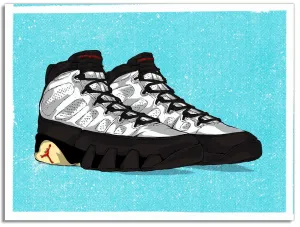 The Twelve: Wear Your Jays Jordan 9 Silkscreen Print by Eric Pagsanjan