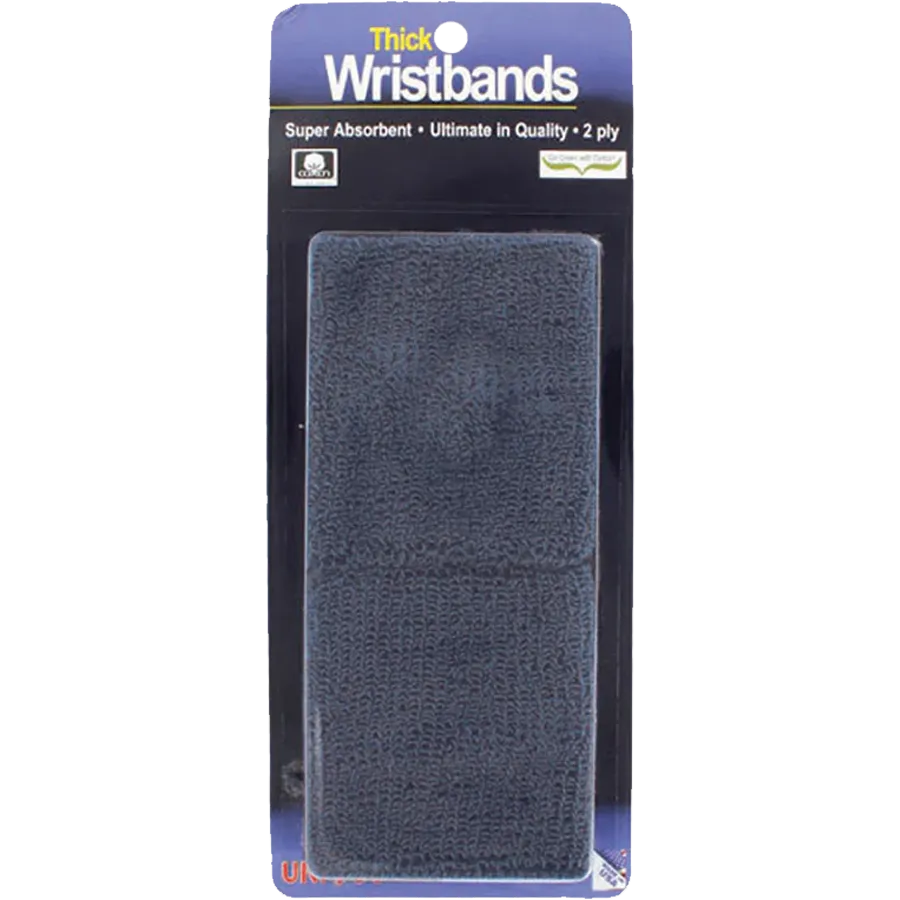 Thick 2-Ply Wristband - Navy